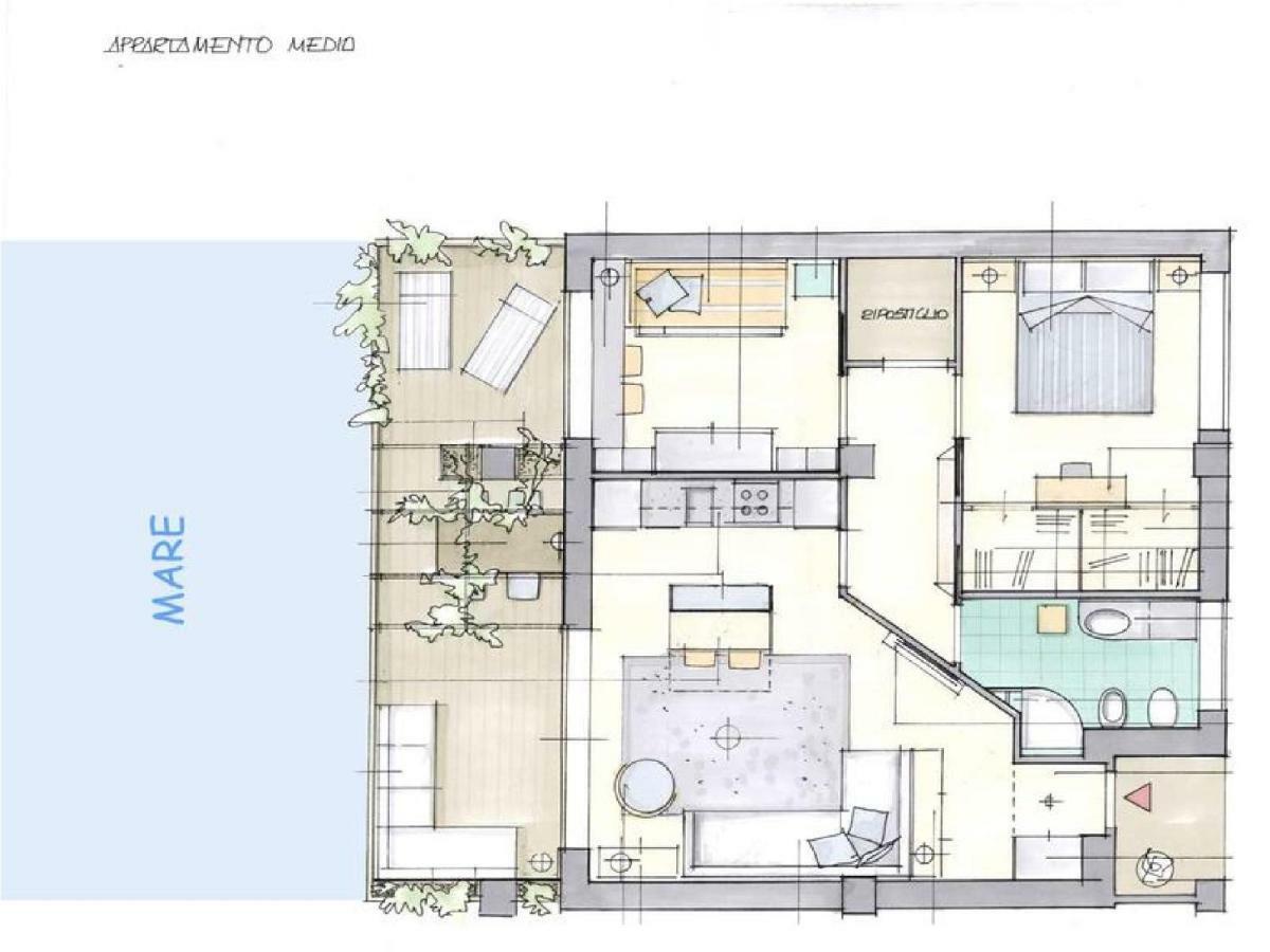 Casa Vacanze Lungomare Porto Torres Exteriör bild
